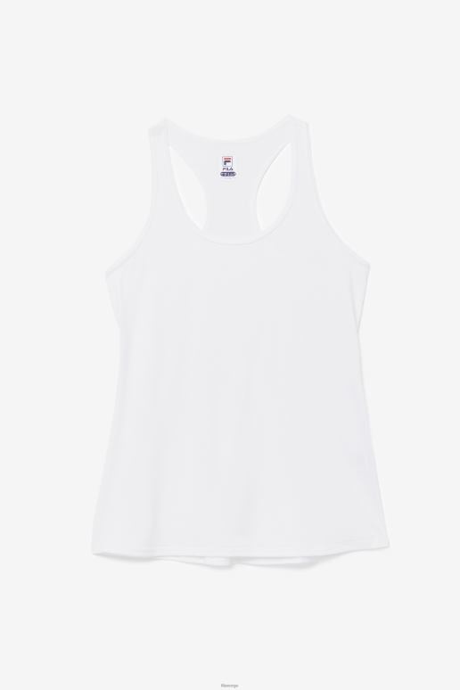 FILA kvinner pickleball racerback tank fila hvit HHL842018 hvit