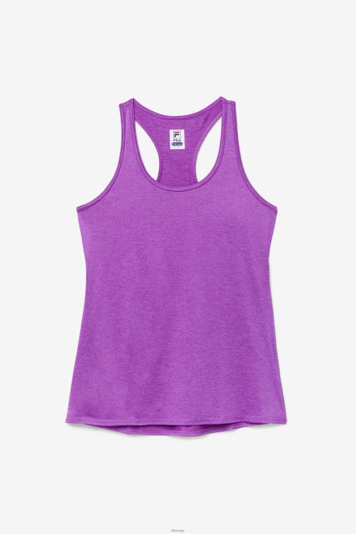 FILA kvinner pickleball racerback tank lilla kaktus lyng fila HHL842021 lilla kaktuslyng