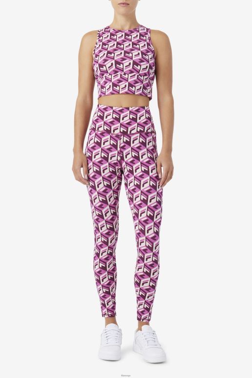 FILA kvinner rouge/potpurri/druevin emmaline tank fila HHL841392 rouge/potpurri/druevin