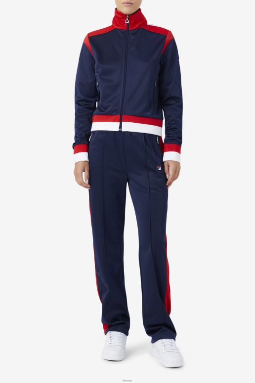 FILA kvinner sandy treningsjakke fila marine/rød/hvit HHL841760 marine/rød/hvit