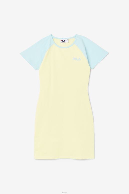 FILA kvinner kyra kjole fila øm gul HHL841550 øm gul