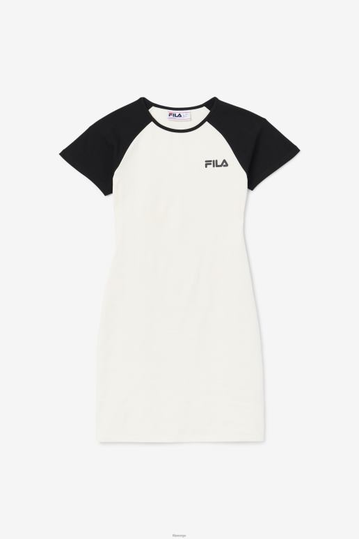 FILA kvinner kyra kjole gardenia/svart fila HHL841553 gardenia/svart