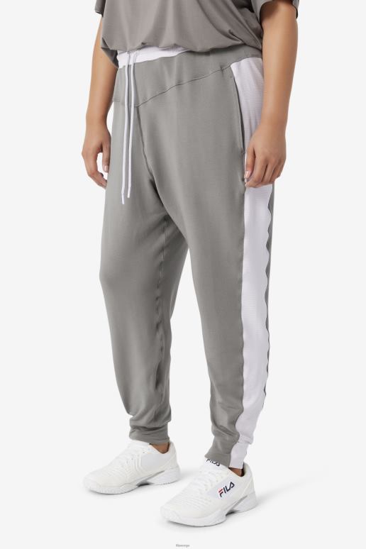 FILA kvinner fi-lux tekstur jogger fila gargoyle/lavendelblå HHL842012 gargoyle/lavendelblå