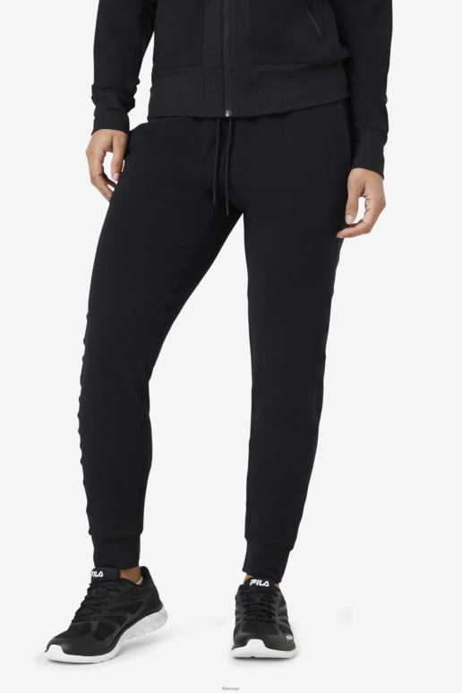 FILA kvinner fi-lux tekstur jogger svart fila HHL842009 svart
