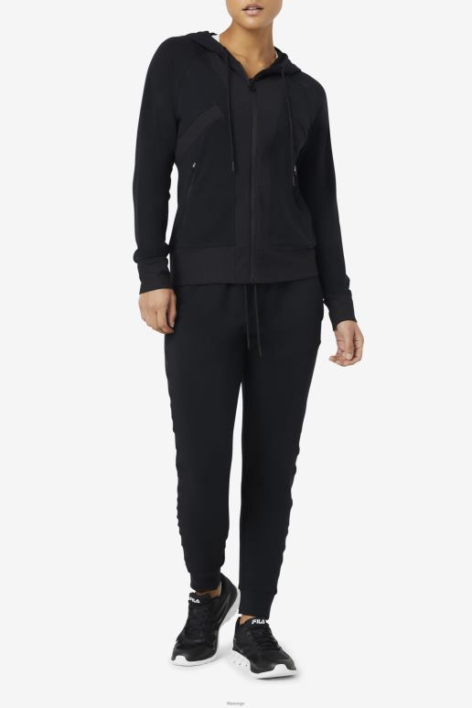 FILA kvinner fi-lux tekstur jogger svart fila HHL842009 svart