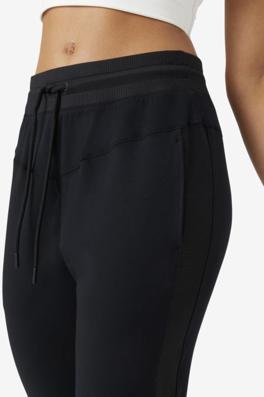 FILA kvinner fi-lux tekstur jogger svart fila HHL842009 svart