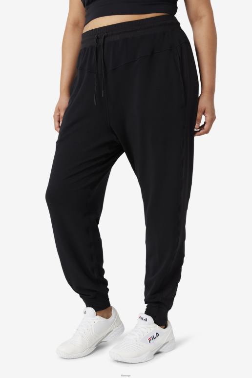 FILA kvinner fila fi-lux tekstur jogger svart HHL842011 svart
