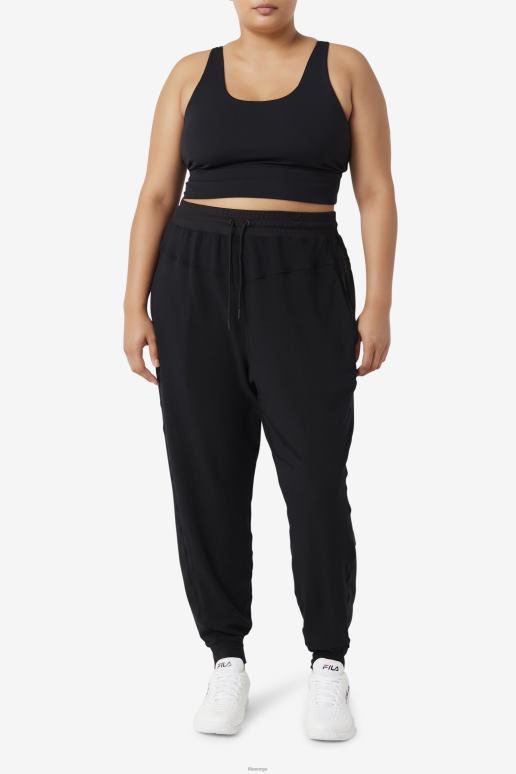 FILA kvinner fila fi-lux tekstur jogger svart HHL842011 svart