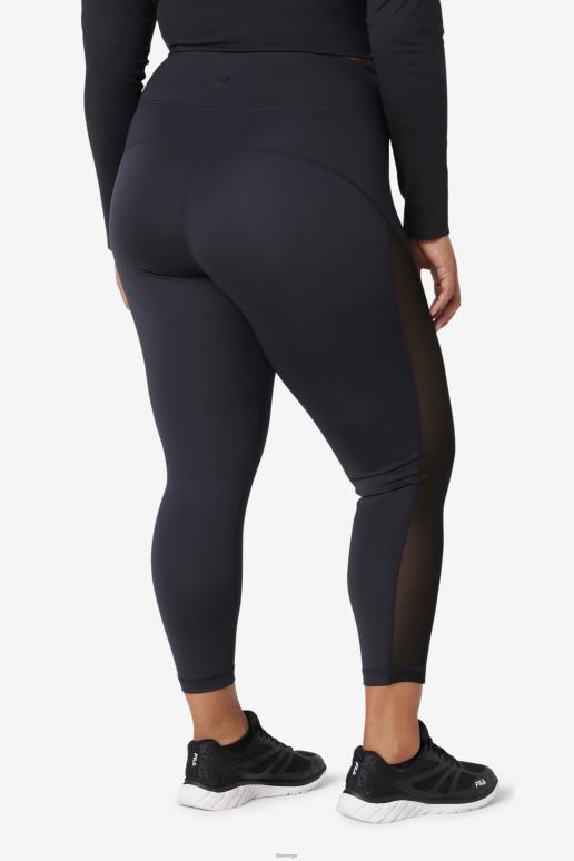 FILA kvinner fila svart forza 7/8 legging HHL842014 svart
