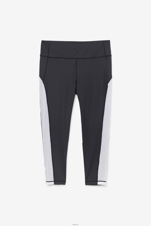 FILA kvinner forza kontrast 7/8 leggings fila sort/hvit HHL841982 svart hvit