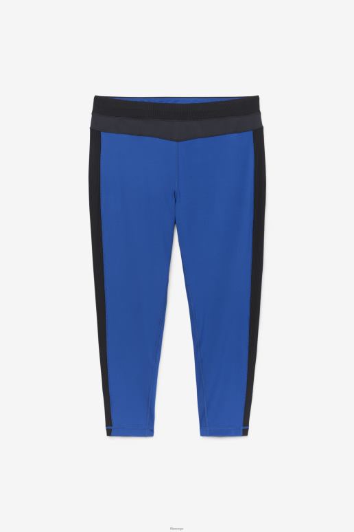 FILA kvinner forza tekstur høy midje legging fila marine peon/svart HHL841994 marine peon/svart