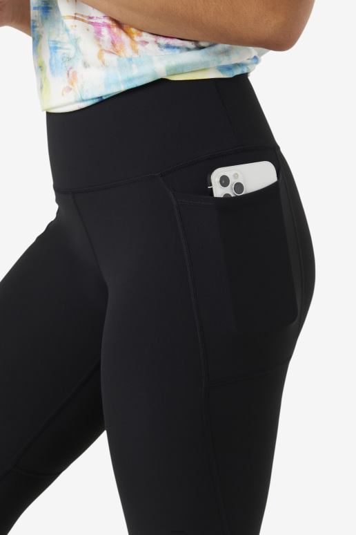 FILA kvinner forza ultra 7/8 legging fila svart HHL842006 svart