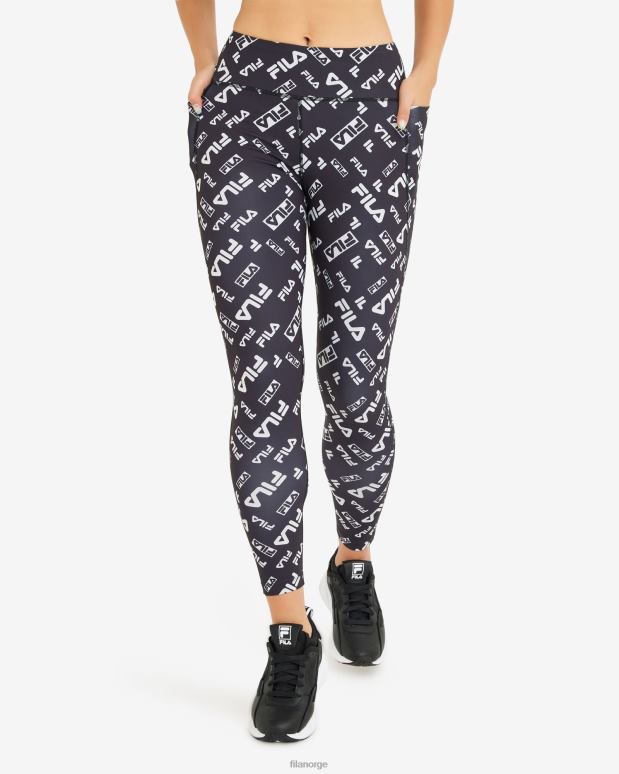 FILA kvinner svart fila alessa tight HHL842913 svart