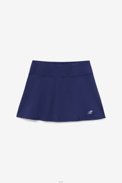 FILA kvinner pickleball volang skort marine fila HHL842039 marinen