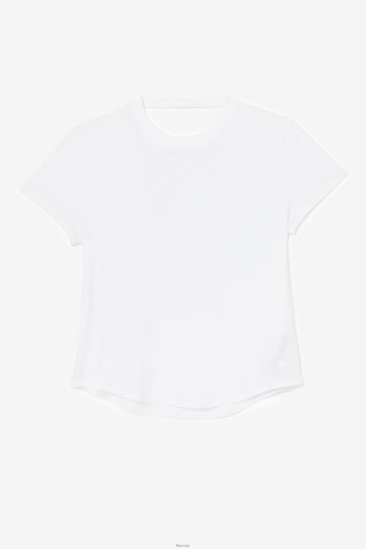 FILA kvinner fi-lux kortermet topp hvit fila HHL841901 hvit