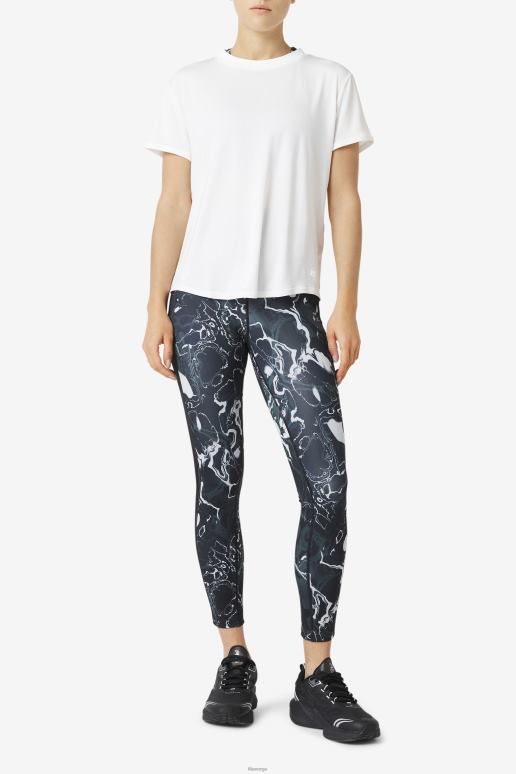 FILA kvinner fi-lux kortermet topp hvit fila HHL841901 hvit