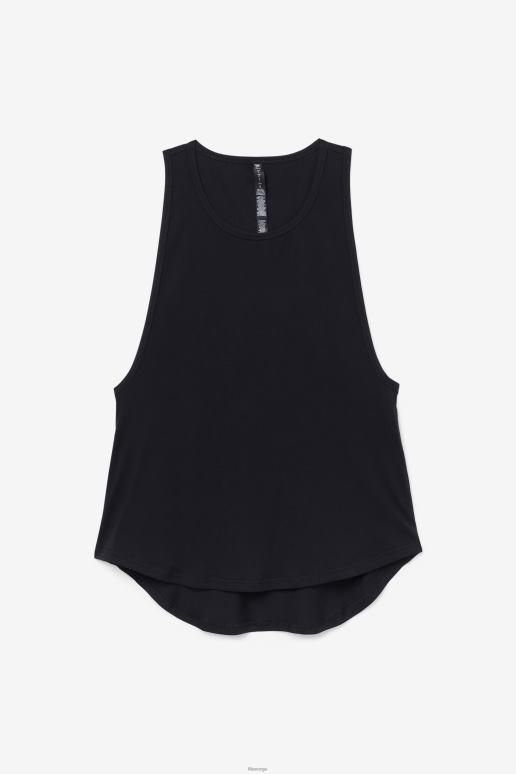 FILA kvinner fi-lux lang tank topp fila svart HHL841904 svart