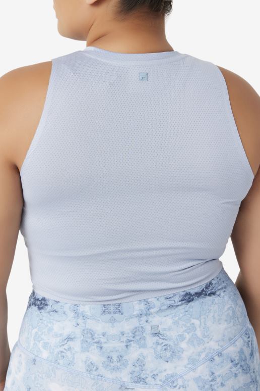 FILA kvinner uplift atletisk crop top fila blå tåke/svart HHL841934 blå tåke/svart