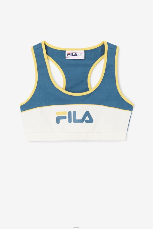 FILA kvinner fila blå korall kairi BH topp HHL841438 blå koraller
