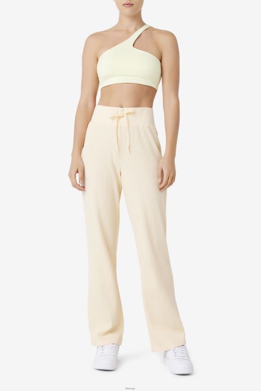 FILA kvinner fila kady asymmetrisk BH-topp øm gul HHL841471 øm gul