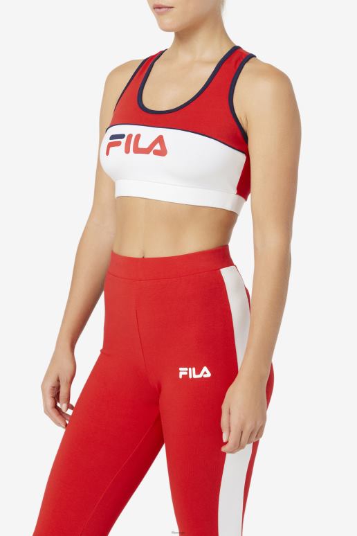 FILA kvinner fila kairi bh-topp rød HHL841441 rød