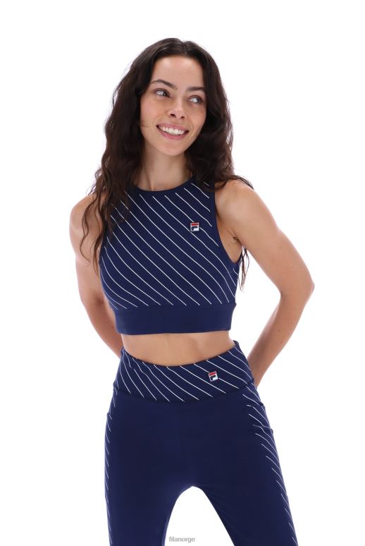 FILA kvinner fila karla pin stripete BH topp HHL843427