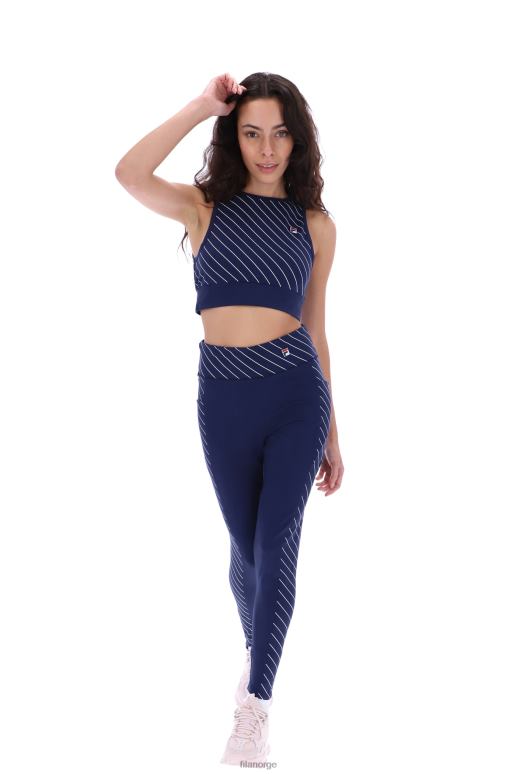 FILA kvinner fila karla pin stripete BH topp HHL843427