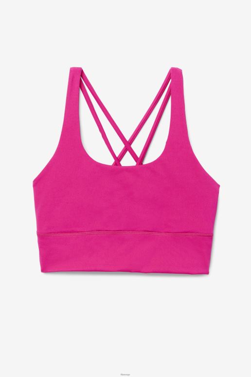 FILA kvinner fila uplift cross back bh-topp lys rosa HHL841789 lys rosa