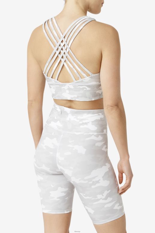 FILA kvinner fila uplift høyhalset hvit sports-bh HHL841810 hvit