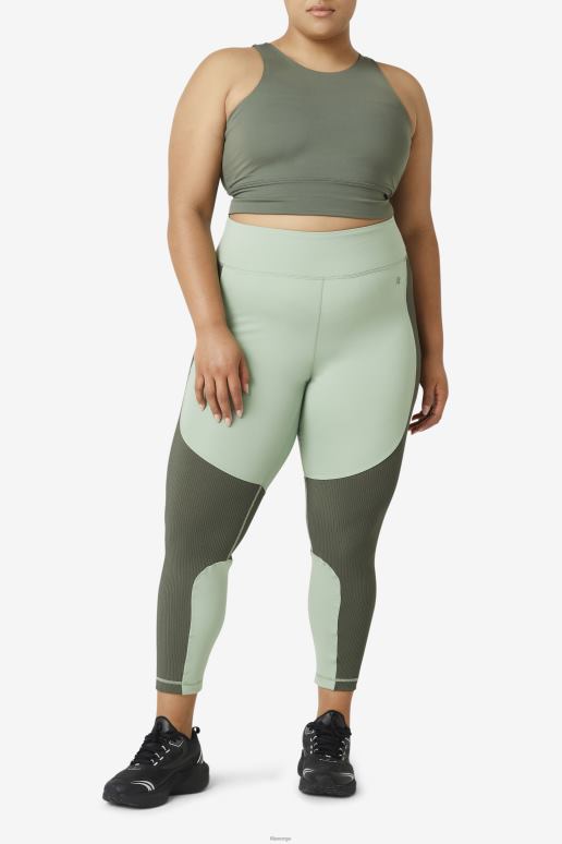 FILA kvinner fila uplift høyhalset sports-bh timian HHL841843 timian