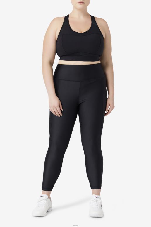 FILA kvinner fila uplift racerback sports-bh svart HHL841837 svart