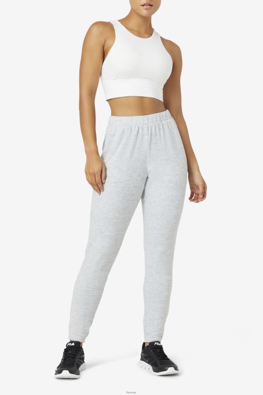 FILA kvinner hvit fila uplift sports-bh med høy hals HHL841809 hvit