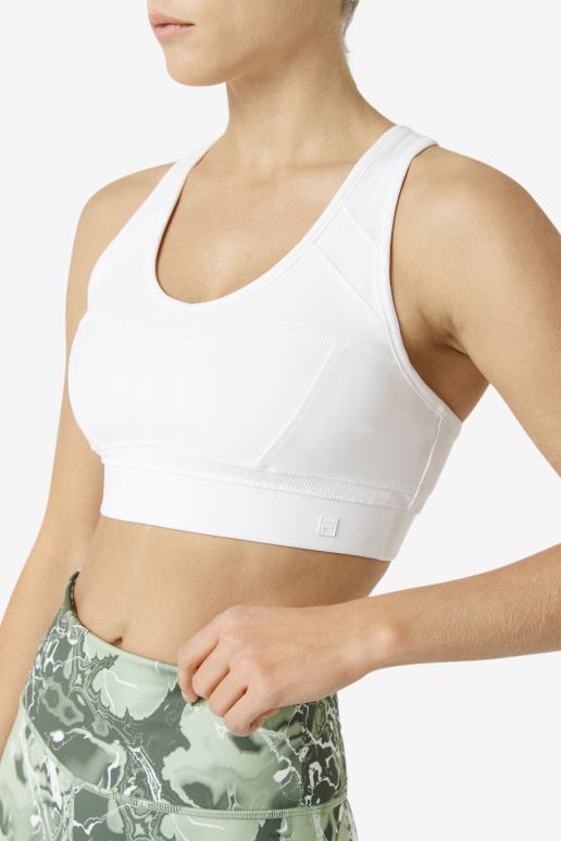 FILA kvinner hvit uplift racerback sports-bh fila HHL841818 hvit