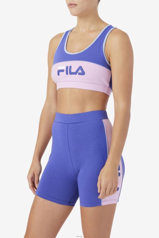 FILA kvinner kairi bh topp fila blå/orkide/blå/hvit HHL841484 blå/orkide/blå/hvit
