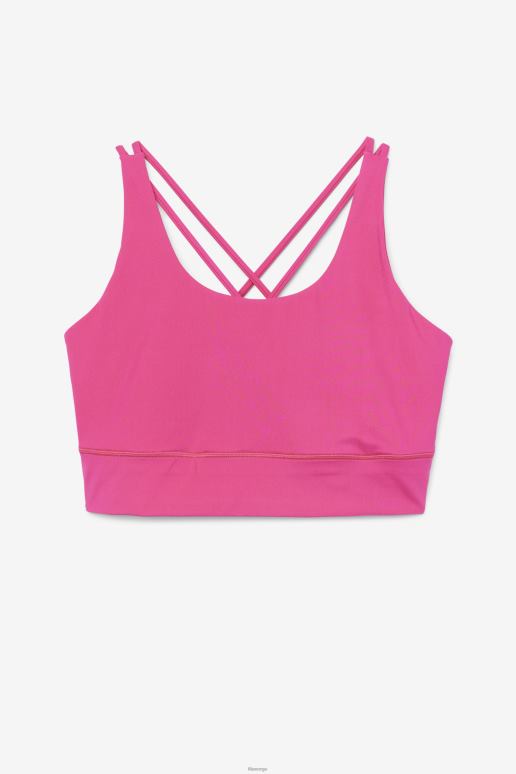 FILA kvinner knallrosa fila uplift cross back bh-topp HHL841827 lys rosa