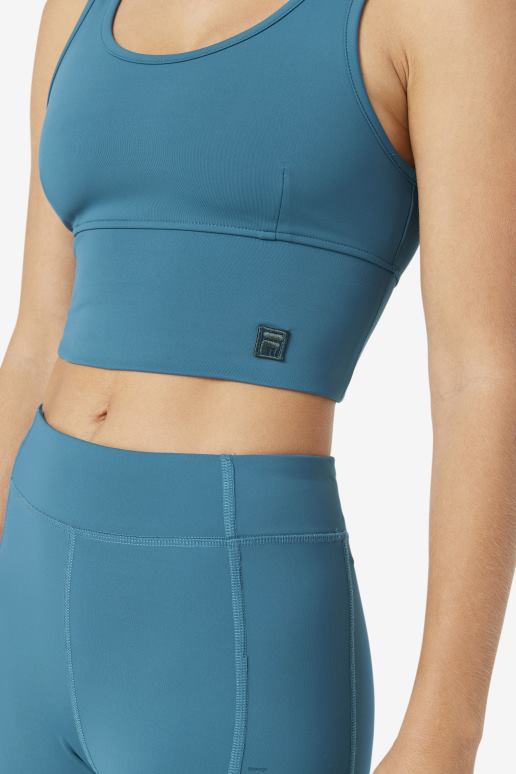 FILA kvinner kora BH topp blå korall fila HHL841421 blå koraller