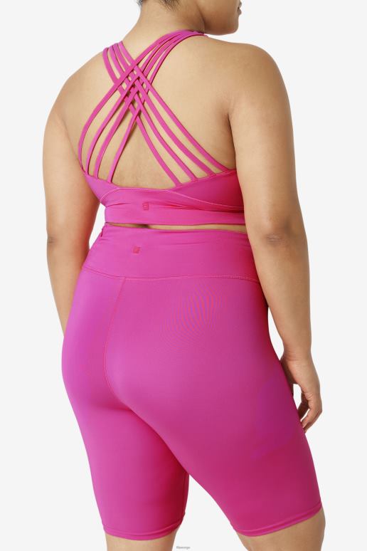 FILA kvinner lys rosa fila uplift sports-bh med høy hals HHL841839 lys rosa