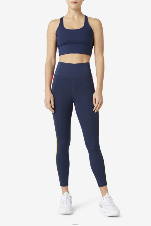 FILA kvinner uplift cross back bh topp marine fila HHL841793 marinen