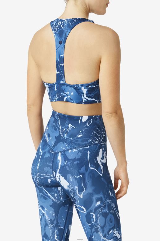 FILA kvinner uplift t-back sports-bh marine marmor fila HHL841799 marine marmor