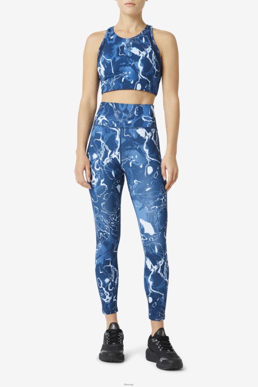 FILA kvinner uplift t-back sports-bh marine marmor fila HHL841799 marine marmor