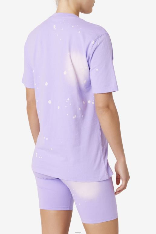 FILA kvinner alivia tie dye t-skjorte fila viola tie dye HHL841406 bratsj slipsfarge