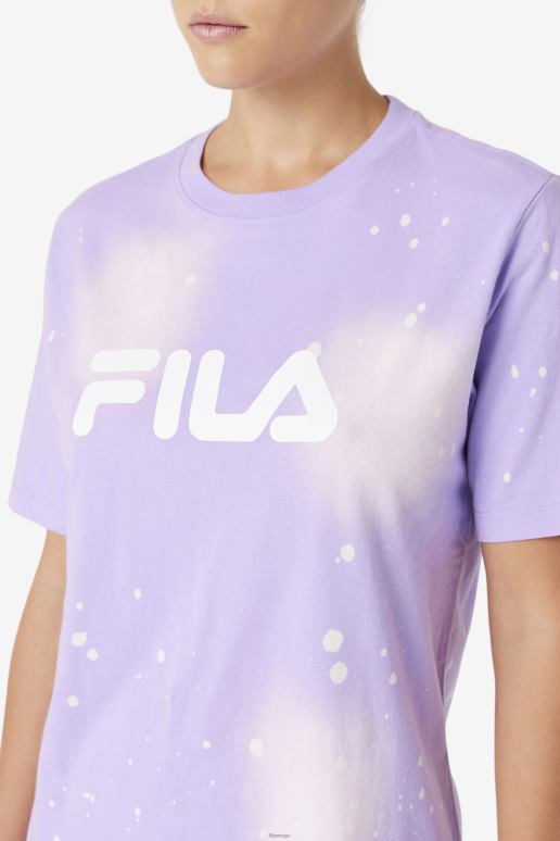 FILA kvinner alivia tie dye t-skjorte fila viola tie dye HHL841406 bratsj slipsfarge