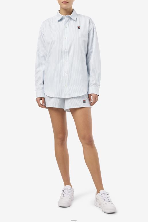 FILA kvinner ariella kjoleskjorte blå/hvit fila HHL841397 blå hvit