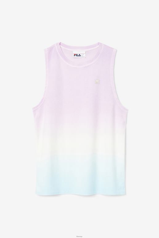 FILA kvinner betti ermeløs topp orkidé/blå/øm ferskenfila HHL841481 orkide/blå/mør fersken