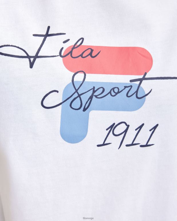FILA kvinner cinzia t-skjorte for kvinner hvit fila HHL842837 hvit