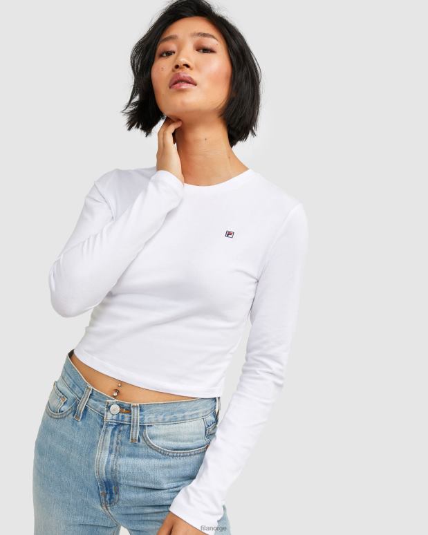 FILA kvinner damemerke l/s tee hvit fila HHL842885 hvit