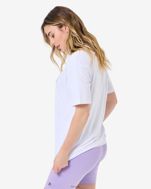 FILA kvinner fila hvit maddy oversized t-skjorte HHL842944 hvit