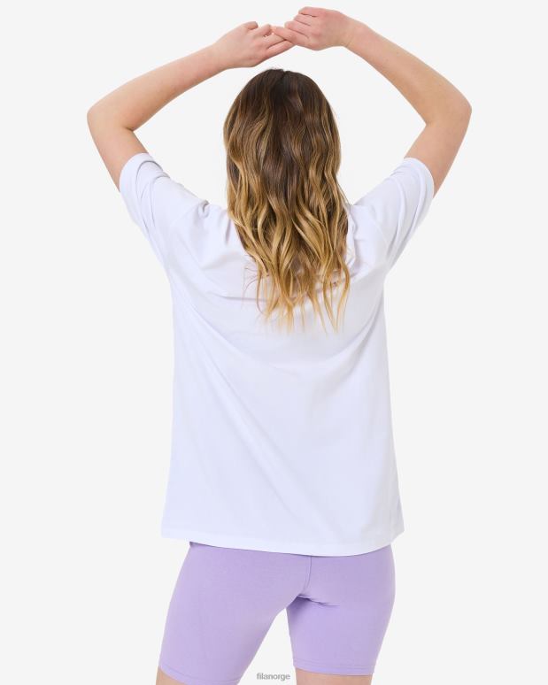 FILA kvinner fila hvit maddy oversized t-skjorte HHL842944 hvit