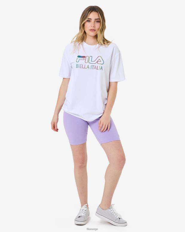 FILA kvinner fila hvit maddy oversized t-skjorte HHL842944 hvit