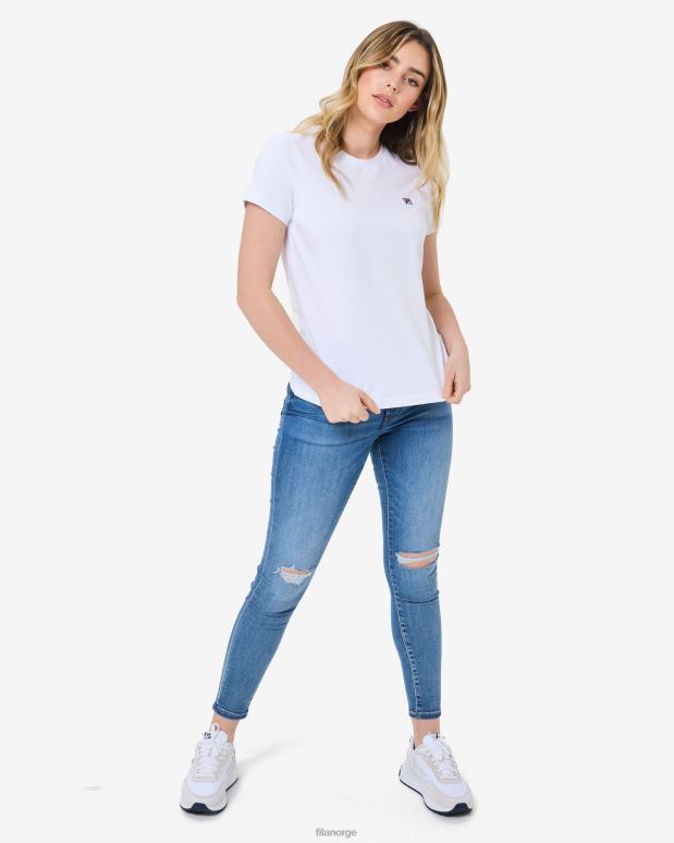 FILA kvinner fila hvit volara badge 2.0 tee HHL842938 hvit